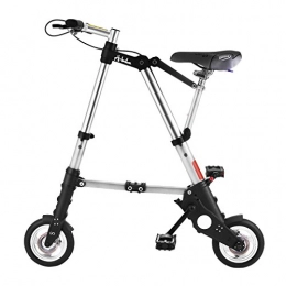 Utraselect Bici pieghevoli Utraselect - Mini bicicletta pieghevole da 20, 3 cm, a velocità singola, per adulti / ragazzi, sliver