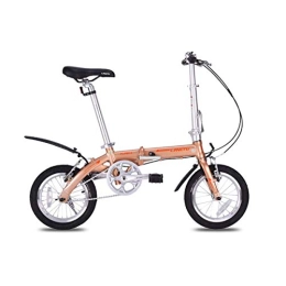 WEHOLY Bici WEHOLY Bicicletta Pieghevole Bicicletta Mini per Adulti in Lega di Alluminio 412, Rosa