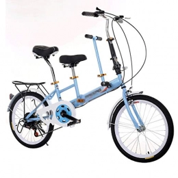WJTMY Bicicletta Genitore-Figlio a velocità variabile Pieghevole da 20 Pollici con Bicicletta per Bambini ， Mini Bici Pieghevole Leggera (Color : C)