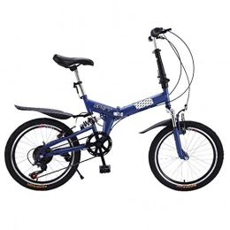 XIAOFEI Bici pieghevoli XIAOFEI Borsa 20"per Biciclette Pieghevoli Bici / Cyclette Pieghevole / Telai per Biciclette Pieghevoli Cinesi, Mountain Bike Pieghevole MTB Nero alla Moda, Blu