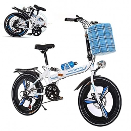JIAWYJ Bici YANGHAO-Mountain bike per adulti- Bicicletta per adulti pieghevole, bicicletta da 26 pollici da 26 pollici, anteriore e posteriore doppio freno a disco integrato ruota assorbente ammortizzatore auto a