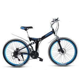 JIAWYJ Bici pieghevoli YANGHAO-Mountain bike per adulti- City Bike Unisex Pieghevole Bicycle Bicycle Adulti Mini leggero per gli uomini Donne Adolescenti da donna con sedile regolabile, telaio in lega di alluminio, freni a
