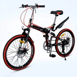 JIAWYJ Bici pieghevoli YANGHAO-Mountain bike per adulti- Mountain bike da 22 pollici Uomini Bicicletta City per adulti Adolescenti Donne Unisex, con sedile regolabile, leggero, lega di alluminio, sella comfort YDLZZXC-09