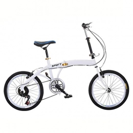 YANXIH Bici pieghevoli YANXIH 20" Leggera Pieghevole City Bike for Adulti Biciclette, 13kg