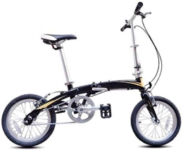YLJYJ Bici YLJYJ Mini Bici Ultraleggera da Donna per Bici Pieghevole da 16 Pollici a velocità Singola in Lega di Alluminio a Carica Rapida