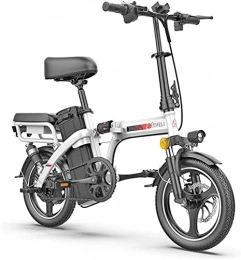 ZJZ Bici ZJZ Biciclette, Bici elettrica Pieghevole per Adulti Scooter Elettrico Pieghevole per pendolari Urbani con Motore da 350 W 3 modalità di Guida, Bicicletta Unisex Super Leggera da 14 Pollici
