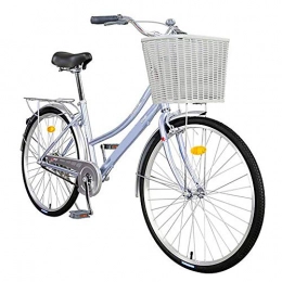AI CHEN Biciclette da città AI CHEN Bicicletta da Donna in Alluminio per pendolari con Retro Automobile da Uomo e da Donna da 26 Pollici