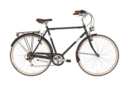 Alpina Bike Biciclette da città Alpina Bike, Bicicletta CONDOR da uomo, 28" e telaio in acciaio 58 cm Nero