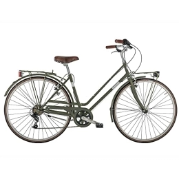 Alpina Bike Biciclette da città Alpina Bike Rondine 6v, Bicicletta Donna, Verde Militare, 28