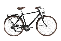 Alpina Bike Biciclette da città Alpina City Bike Freetime Alpina da Uomo, 28", Cambio a 7V e Telaio in Alluminio 55 cm Nero