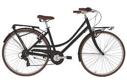 Alpina Bike Biciclette da città ALPINA City bike FREETIME da donna, 28", cambio a 7V e telaio in alluminio 46 cm Nero