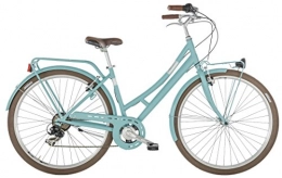 ALPINA Bici ALPINA City Bike Velvet da Donna, Cambio a 7 velocità, 28" e Telaio in Alluminio 46 cm Azzurro