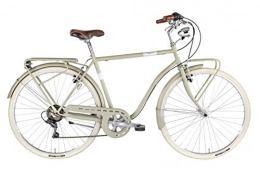 Alpina Bike Biciclette da città Alpina City Bike Viaggio da Uomo, 28" e Telaio in Acciaio con congiunzioni 55 cm Grigio Ghiaia
