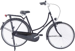 amiGO Bici AMIGO Bicicletta da città Fling – 28 pollici 56 cm – Freno a contropedale – Zwart