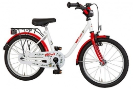 Bachtenkirch Biciclette da città Bambini biciclette 45, 72 cm dogana (=45, 7cm) colore bianco-rosso BIBI (easybiz 2016)