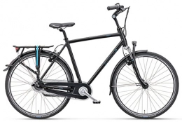 BATAVUS Biciclette da città BATAVUS Fuego Lite - Bicicletta Sportiva da Uomo, 28", 8 Marce, Colore: Nero, Uomo, 61 cm