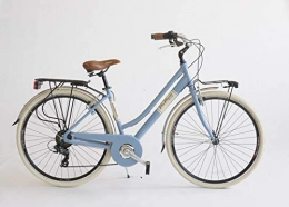 BC CASCIOLI Bici BC CASCIOLI.IT Bicicletta Via Veneto Lady Alluminio Size 46 -The Original- Made in Italy (Azzurra)