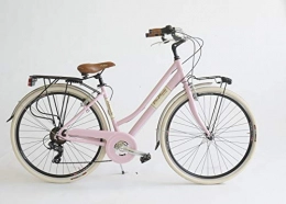 BC CASCIOLI Bici BC CASCIOLI.IT Bicicletta Via Veneto Lady Alluminio Size 46 -The Original- Made in Italy (Rosa Diva)
