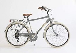 BC CASCIOLI Bici BC CASCIOLI.IT Bicicletta Via Veneto Man Alluminio Size 50 - The Original - Made in Italy (Grigio Gallante)