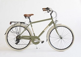 BC CASCIOLI Bici BC CASCIOLI.IT Bicicletta Via Veneto Man Alluminio Size 50 - The Original - Made in Italy (Verde Oasi)