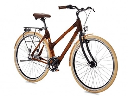 Beboo bike Biciclette da città Beboo Bike - Bicicletta in bambù, motivo: Saint Kilda, unica ed etica