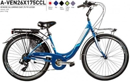 Cicli Puzone Bici Bici Alluminio Misura 26 X 175 Donna City Bike Venere 6V Art. A-VEN26X175CCL