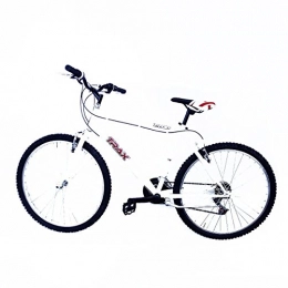 Loggia Bici Bici bicicletta uomo bianca ruote 26 cambio e comandi shimano 18 v cavalletto alluminio