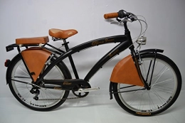 Cicli Ferrareis Biciclette da città Bici Cruiser Bicicletta Cruiser Dream 26 6 v.Passeggio Nera Marrone Bronzo