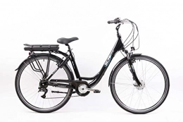 SCH Biciclette da città Bici elettrica SCH E-Moving 28'' City Nera