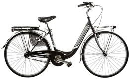 Cicli Puzone Biciclette da città BICI MISURA 26 DONNA DA PASSEGGIO LUSSO FEMMINILE TELAIO VENERE BICICLETTA CITY SENZA CAMBIO 1V MADE IN ITALY ART. VEN26X175SCL (NERO OPACO)