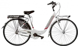 Cicli Puzone Biciclette da città Bici Misura 26 X 138 Donna City Bike Venere 1V Art. VEN26X138SC (Bianco Rosso)