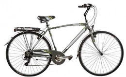 Cicli Puzone Biciclette da città Bici Misura 28 Uomo City Bike Alluminio 6V Ego Art. EGO6V (52 CM)