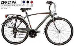 Cicli Puzone Bici Bici Misura 28 Uomo City Bike Alluminio Altus 21V ZEFIRO Art. ZFR21VA (57 CM)
