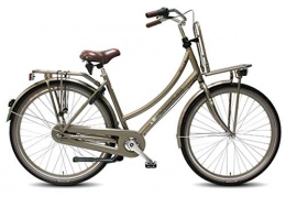 POZA Biciclette da città Bici olandese da donna 66, 04 cm colore nero