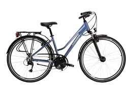 KROSS Biciclette da città Bici trekking Kross Trans 4.0 blu / bianco lucido 2021