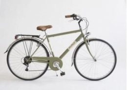 BC CASCIOLI Bici Bicicletta BC CASCIOLI.IT Via Veneto Man Acciaio Size 50 - The Original - Made in Italy (Verde Oasi)