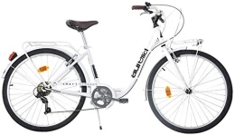 Dino Bikes Biciclette da città Bicicletta da Donna 26" 1026CYC City Aurelia Bianco