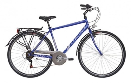 Atala Bici Bicicletta da uomo Atala Bridge 7 velocità, colore blu opaco, misura L (175 - 190cm)