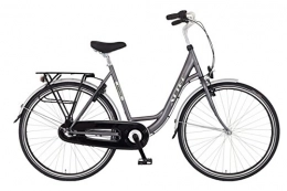 Bicicletta Donna 28 Pollici Freno Anteriore a V e Posteriore Contropedale Cambio Nexus 3 Velocità 85% Assemblata Antracite