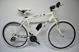 Cicli Ferrareis Biciclette da città Bicicletta Ibrida 24v in Alluminio Bianca Completamente Personalizzabile
