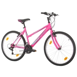 Bikesport Biciclette da città Bikesport ADVENTURE Bicicletta Donna Mountainbike 26" (Gloss rosa)