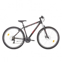 Bikesport Biciclette da città Bikesport Hi-Fly, Bicicletta da Montagna Uomo, Black Gloss, XL
