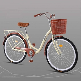 Bove Biciclette da città Bove 26 inch Signora Bicicletta da Città Leggero Portatile Bicicletta da Città Adulto Adulto Bicicletta Unisex-Single Speed-A