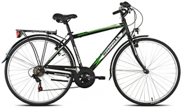 Carratt Biciclette da città Carratt 480 TRK TZ50, City Bike Uomo, Nero, 52