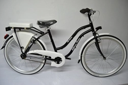 Cicli Ferrareis Biciclette da città Cicli Ferrareis Cruiser 26 in Alluminio Nera e Bianca Completamente Personalizzabile