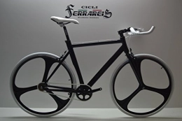 Cicli Ferrareis Bici Cicli Ferrareis Fixed Bike Nera e Bianca Completamente Personalizzabile