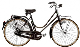 Cicli Puzone Biciclette da città CICLI PUZONE Bici R Misura 26 Donna con FILETTI Freni A Bacchetta Art. R26D (Nero)