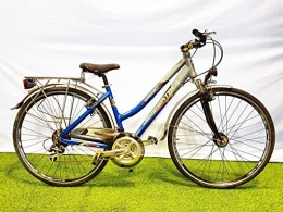 CINZIA Biciclette da città CINZIA Bici Bicicletta 28' Planet Donna in Alluminio Cambio Shimano 21V Grigio Blu