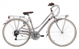 CINZIA Biciclette da città CINZIA Bici Bicicletta Donna Perla 28 Shimano 6V Alluminio Oro Perla