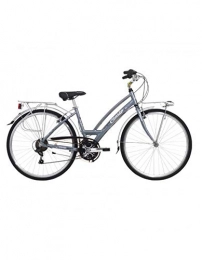 CINZIA Biciclette da città CINZIA - Bicicletta City Bike 28 Vita in alluminio, da donna, 21 velocità, taglia 44 (Shimano rs-36+ty-21)